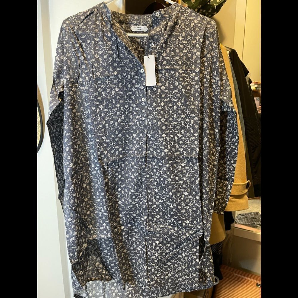 Scarlett exclusive printed sleep gown